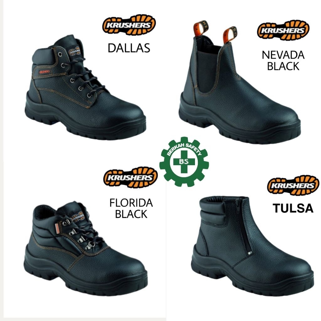 Sepatu Safety Shoes Krusher Original/Sepatu safety Krusher Original