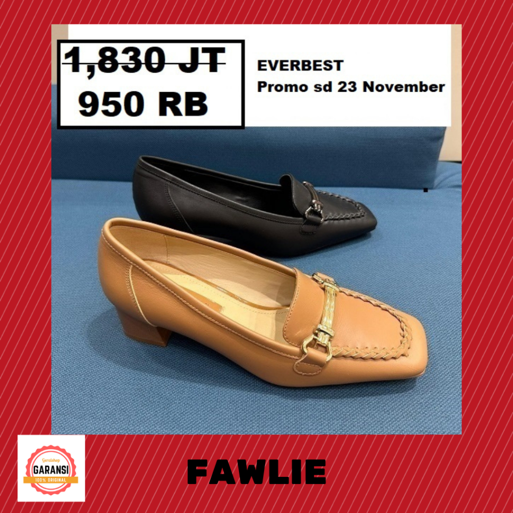 Sepatu heels wanita Everbest SALE FAWLIE original 100%