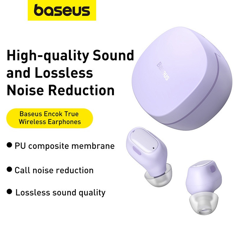 Jess No Limit X Baseus Bowie WM01 Upgrade Edition True Wireless Earphones TWS Mini Earbuds Earphone 