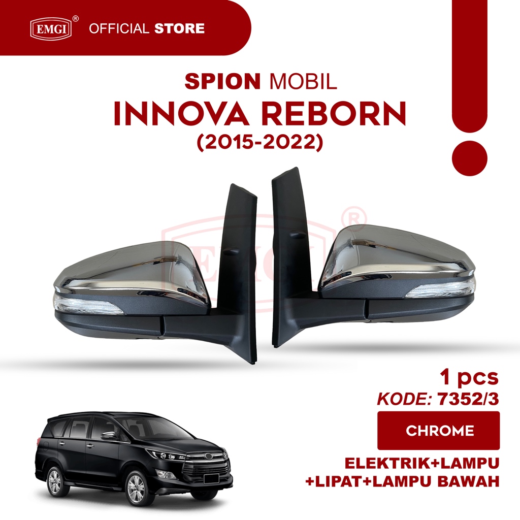 EMGI - Spion Mobil Innova Reborn 2015 s.d 2022 - Elektrik Lampu Lipat