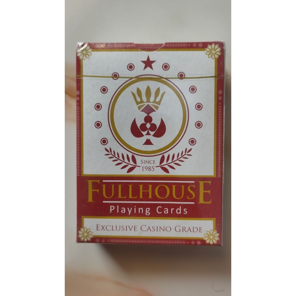 Playing Card / Kartu Permainan Full House Exclusive Kartu Remi Kasino Casino