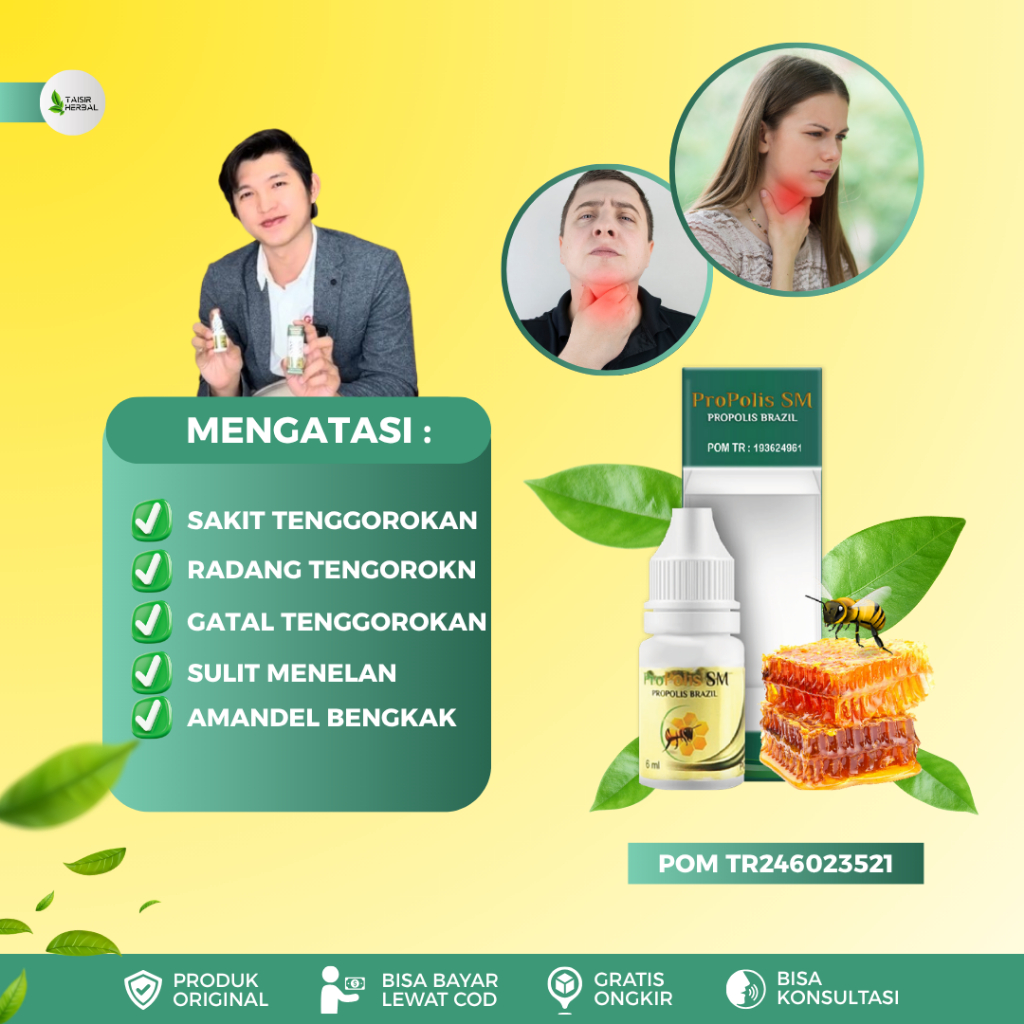 Obat Radang Tenggorokan - Sakit Menelan - Suara Serak - Iritasi Tenggorokan - Pembekakan Kelenjar Ge