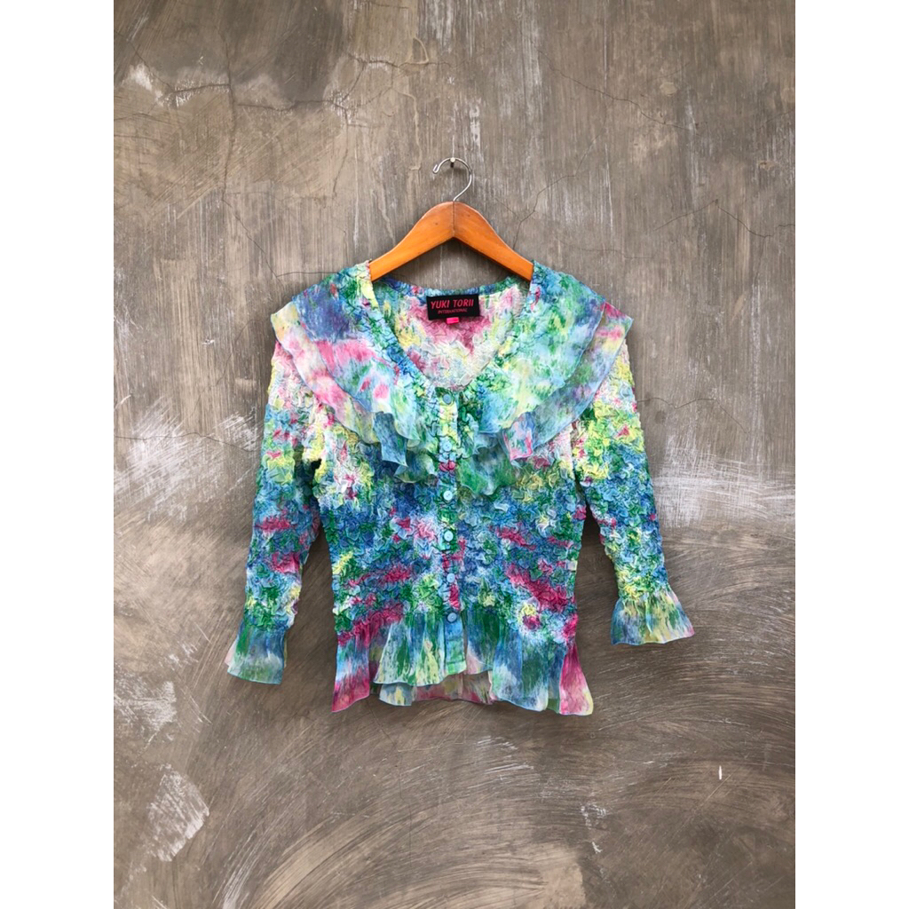 Yuki Torii Pleats Women Button Up