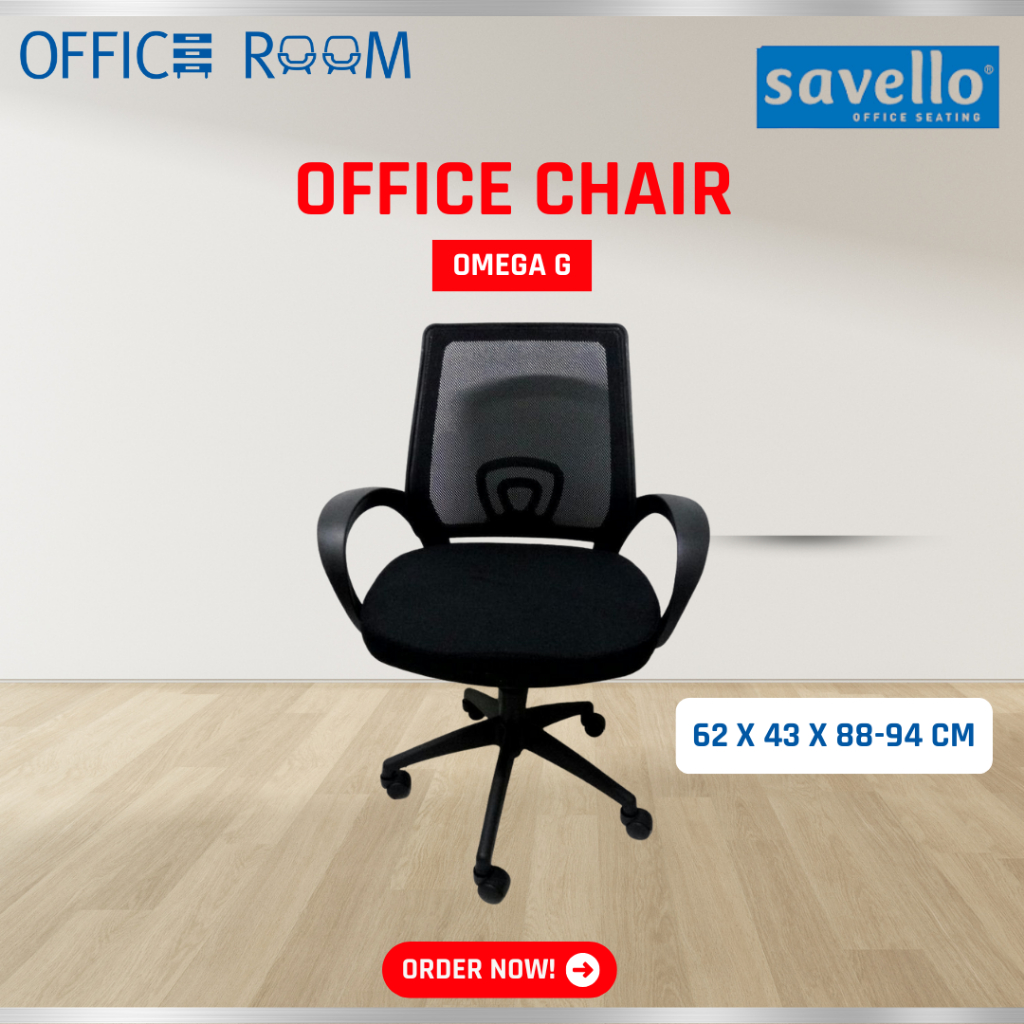 Kursi Kantor / Kursi Jaring / Kursi Staff / Kursi Savello Omega G