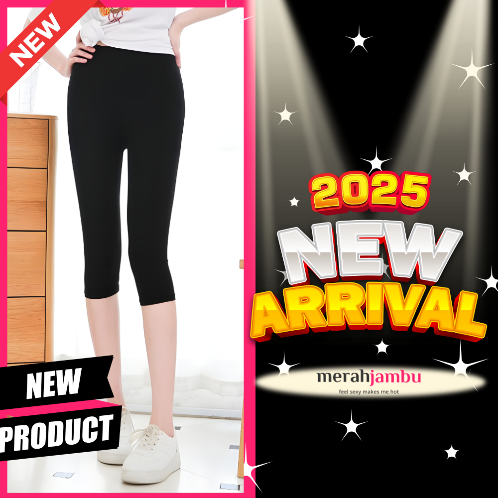 MJ Legging 3/4 Kaos Standar & Jumbo Dengan Berbagai Varian Produk Lokal Motif Polosan Bahan Adem dan