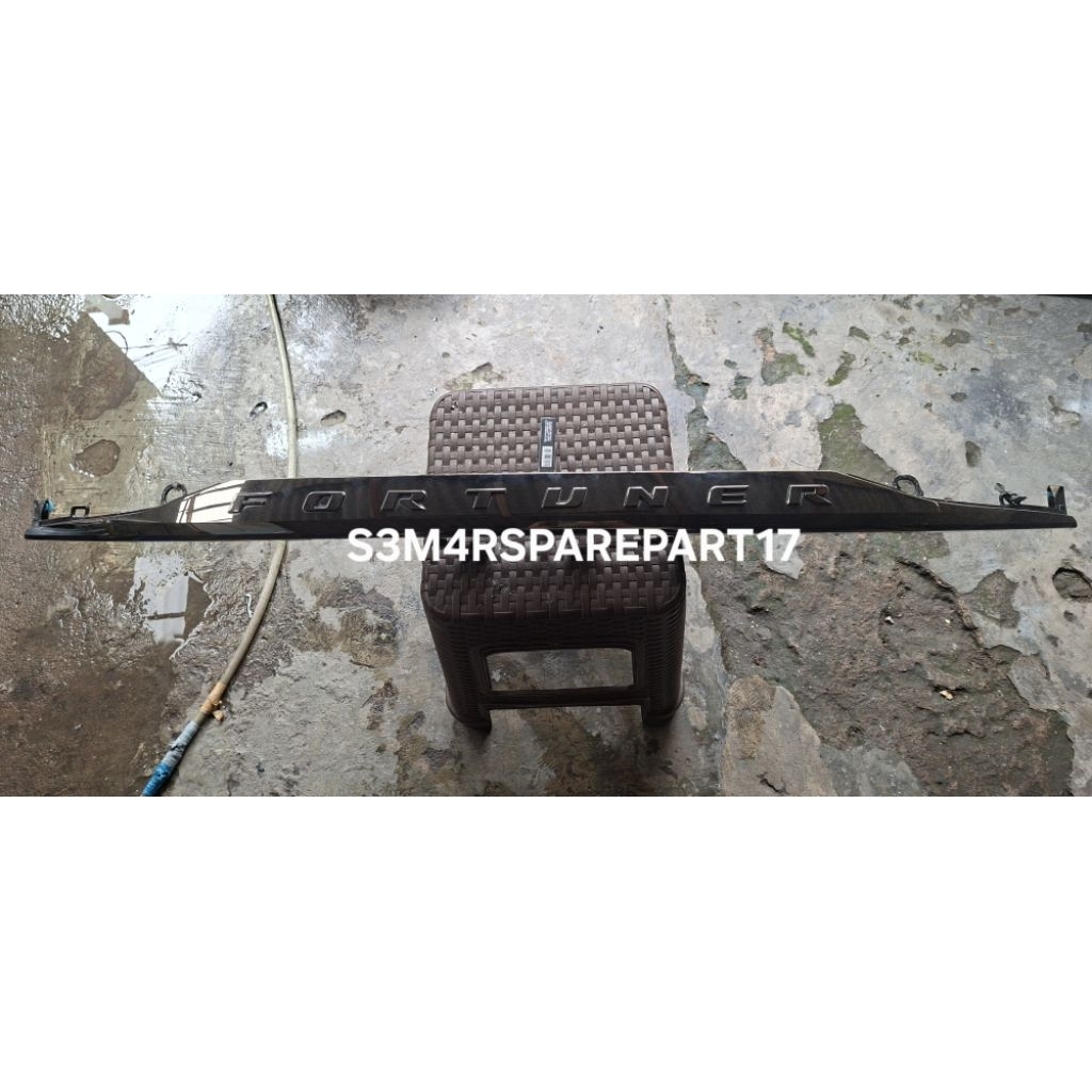 List Pintu Bagasi Fortuner VRZ GR Balckcrom