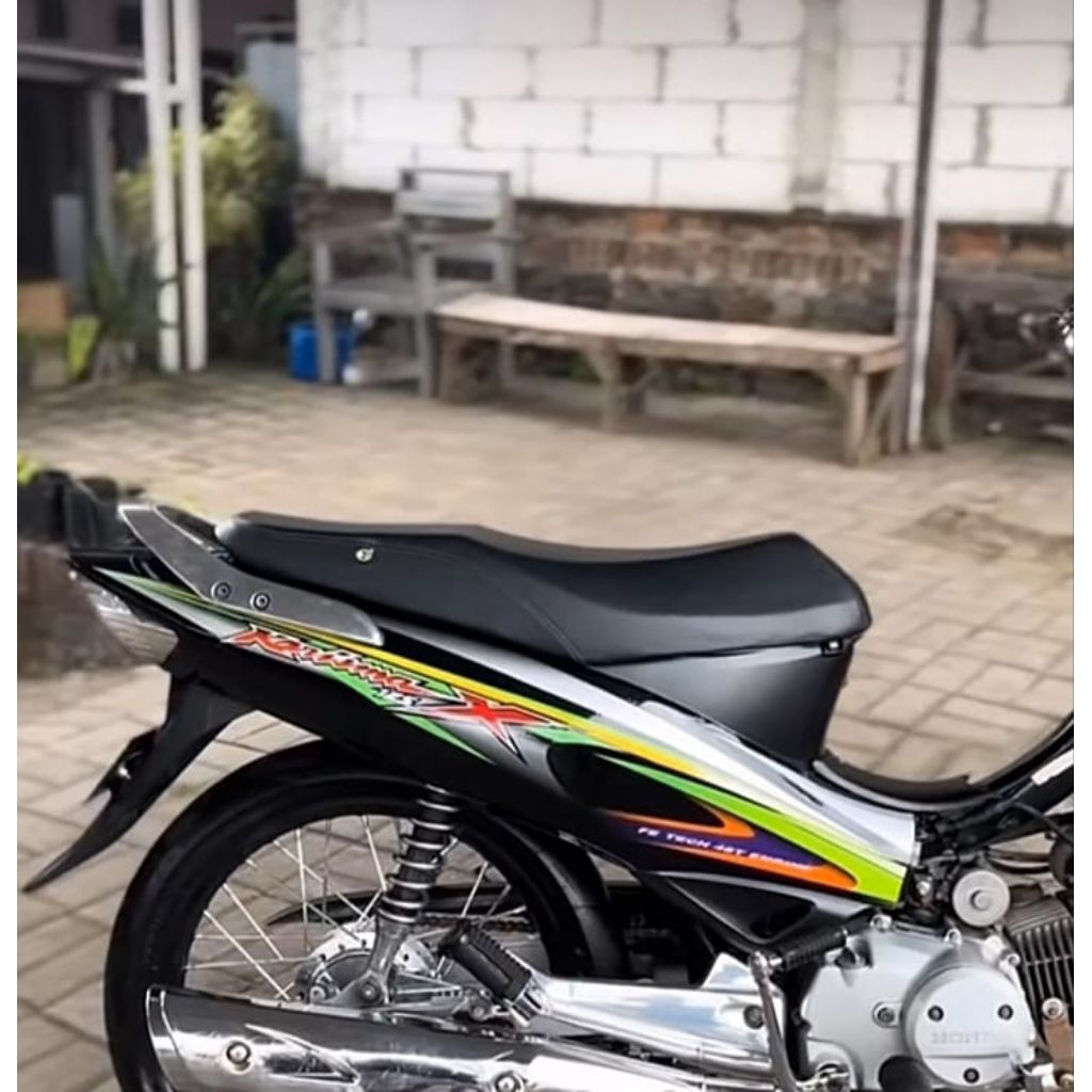 Jok karisma X 125 model dua tingkat mbtech camaro _ Jok karisma X 125 terbaru