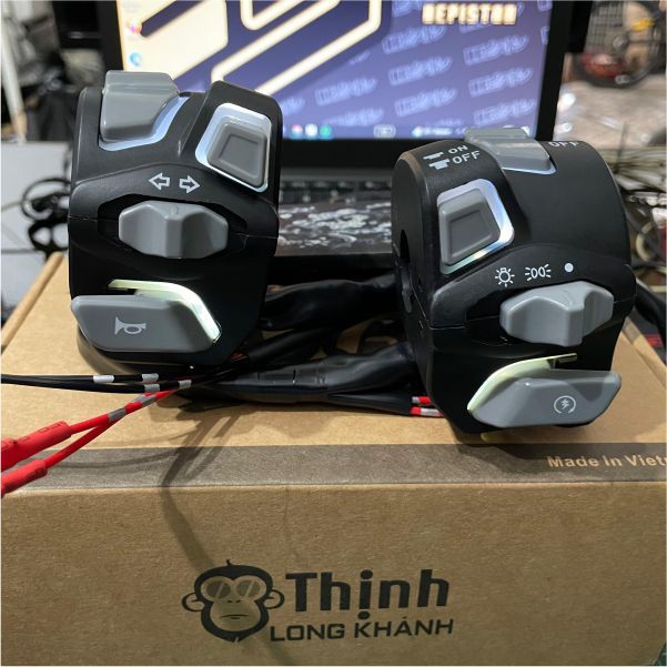 Saklar LED Vietnam Aeromotive Jamin PNP Aerox, Nmax, Vario, PCX, ADV