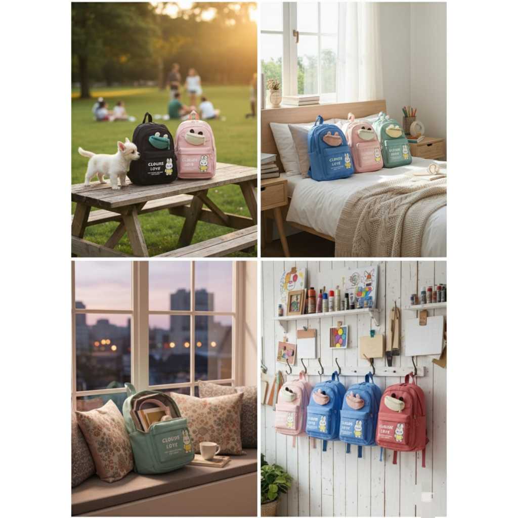 GudangTas TAS RANSEL BACKPACK ANAK SEKOLAH PEREMPUAN TAS RANSEL WESTBAG RX-09