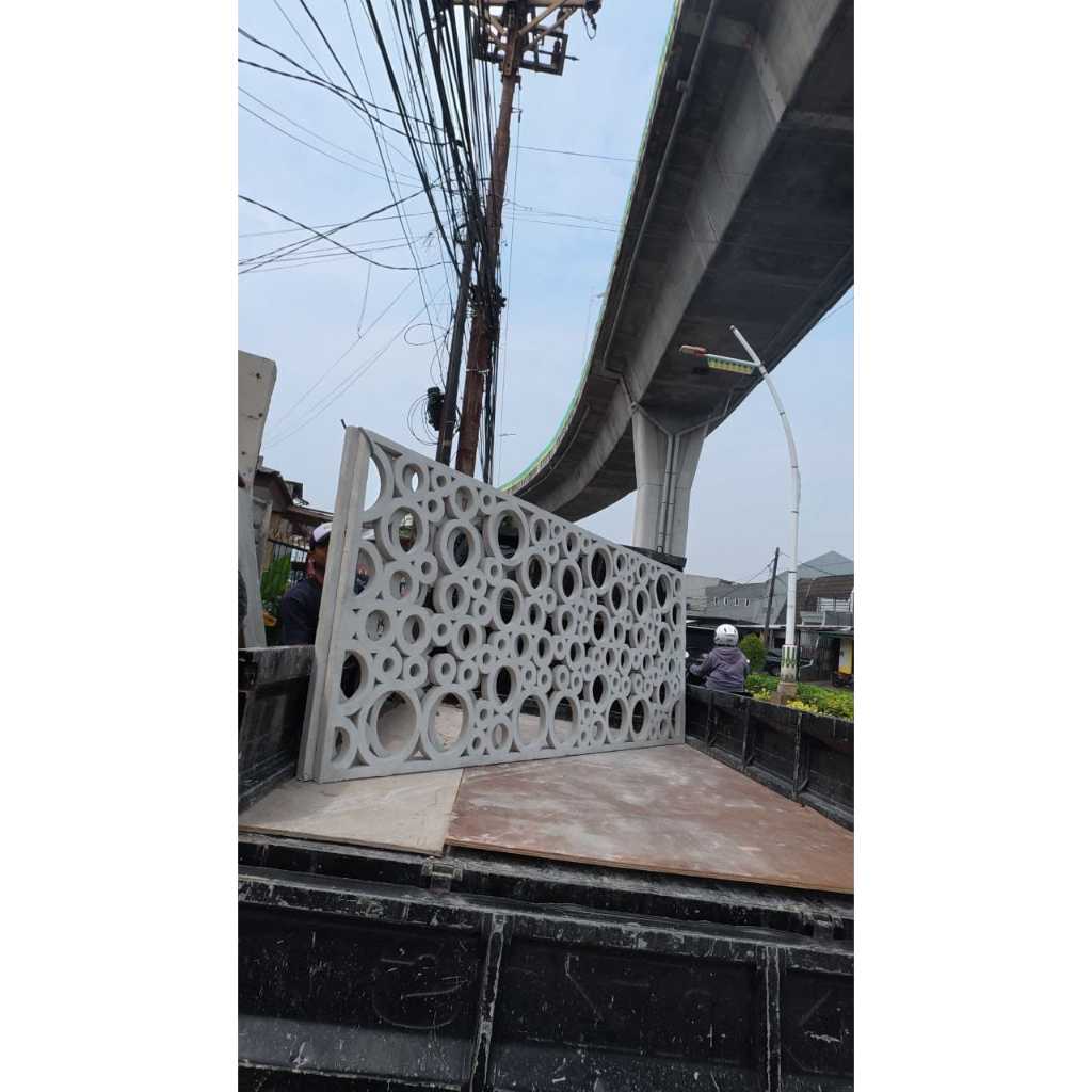 Partisi GRC Krawangan Elegan untuk Rumah Depok