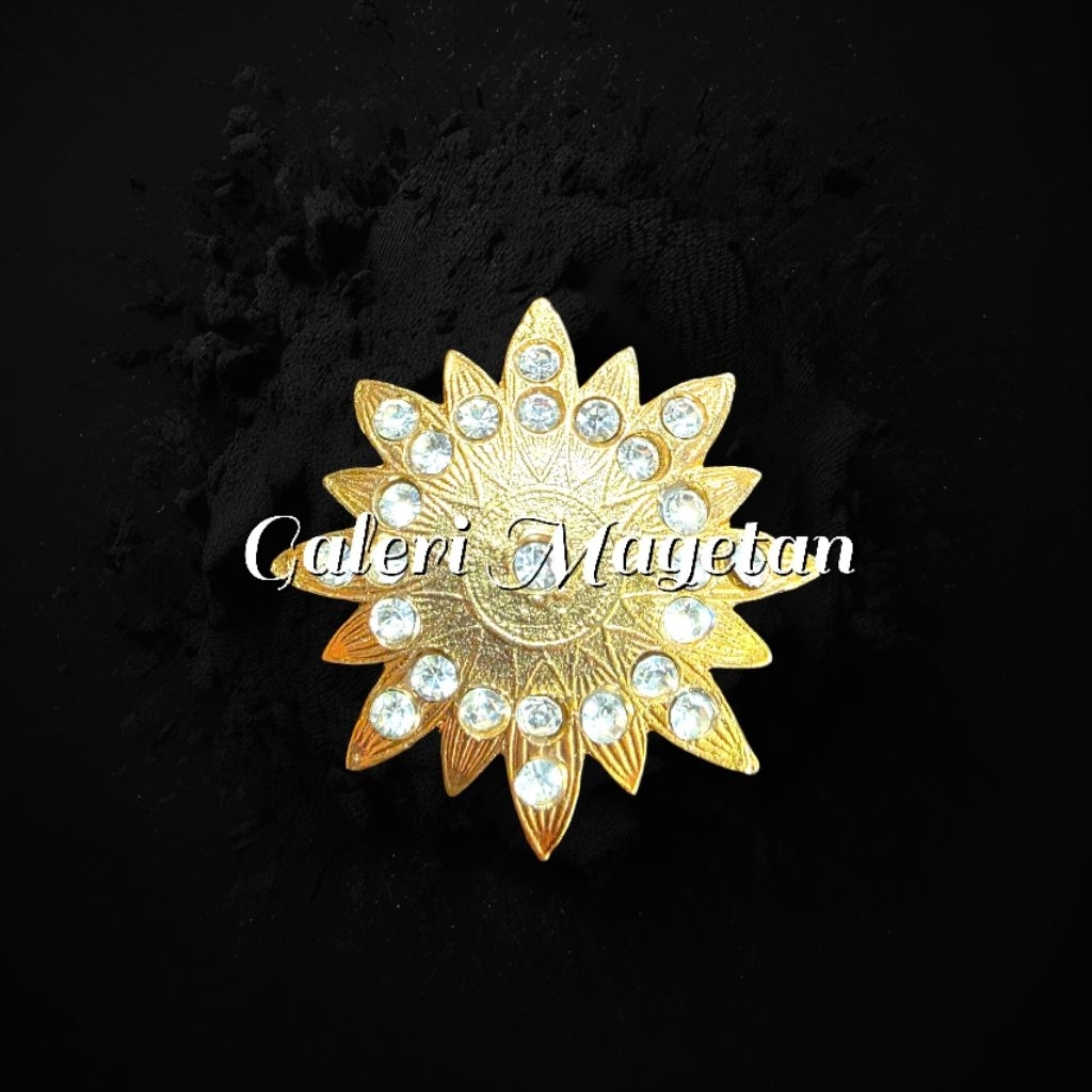 Bros Beskap Matahari Lapis Emas 24 K gold Plated Kode Jm69