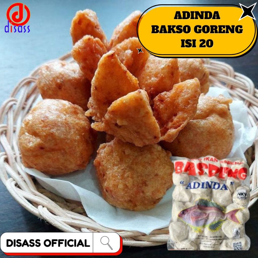 ADINDA BASRENG BAKSO GORENG FROZEN ISI24 - DISASS JOGJA