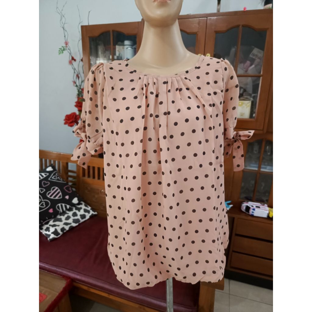 blouse atasan sifon wanita