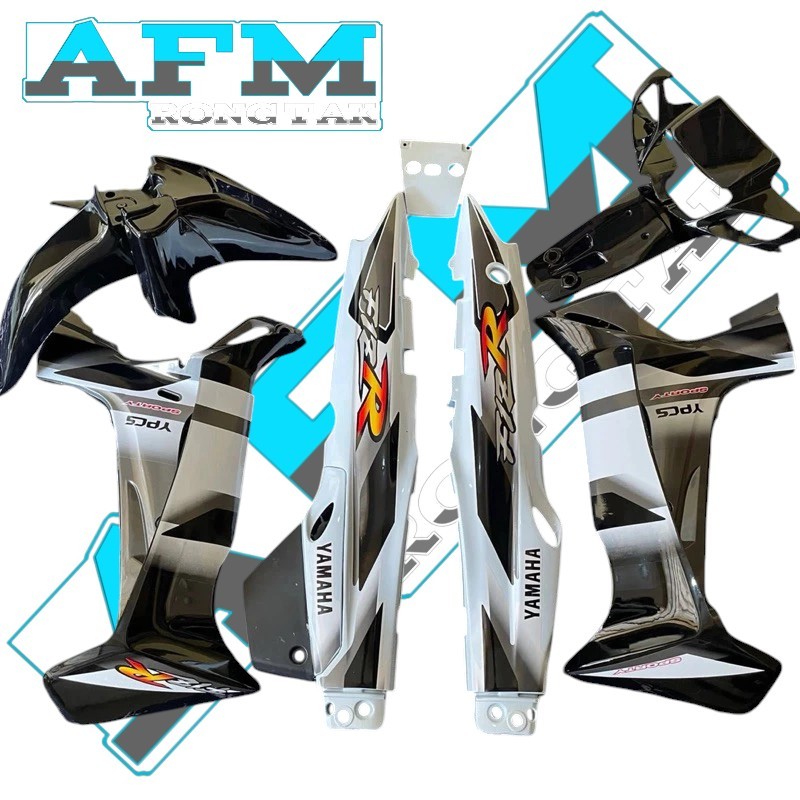 PROMO Sepaket body FizR 2002 2003 paket body yamaha fiz r F1ZR hitam putih tahun 2002 2003