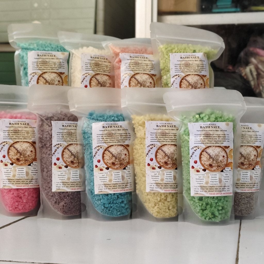 Pure Bless Bath Salt Garam Mandi Grosiran Reseller Peluang Usaha Terbaik