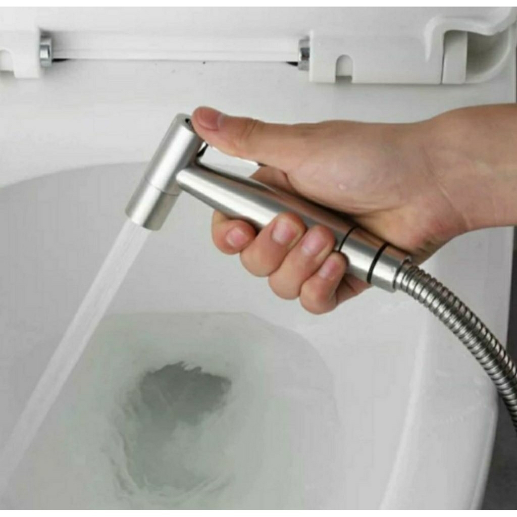 JET SHOWER KLOSET STAINLESS 304/SHOWER BIDET CLOSET STAINLESS/TOILET SHOWER KAMAR MANDI STAINLESS