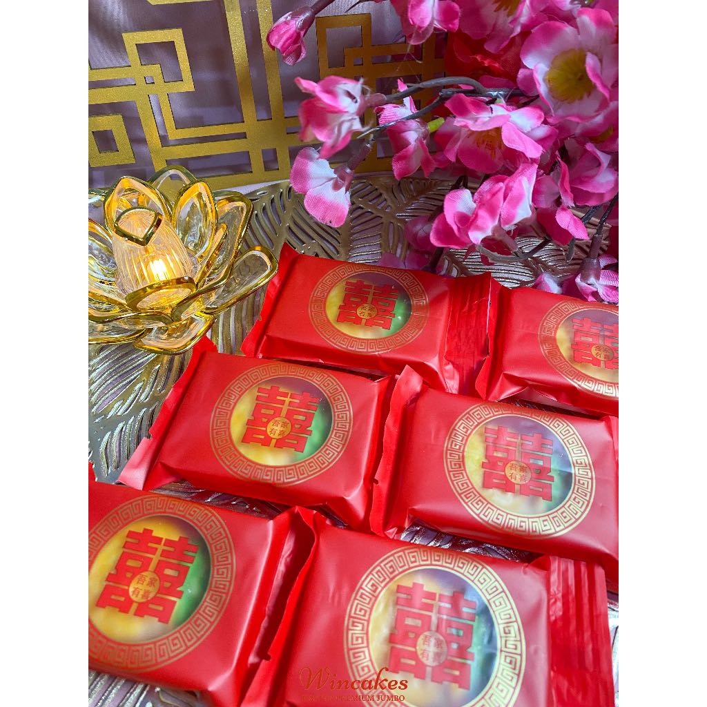 (Souvenir Sangjit) Nastar Taiwan Nanas Jumbo Wincakes Satuan (isi 1 pc) - Kue Kering Nastar