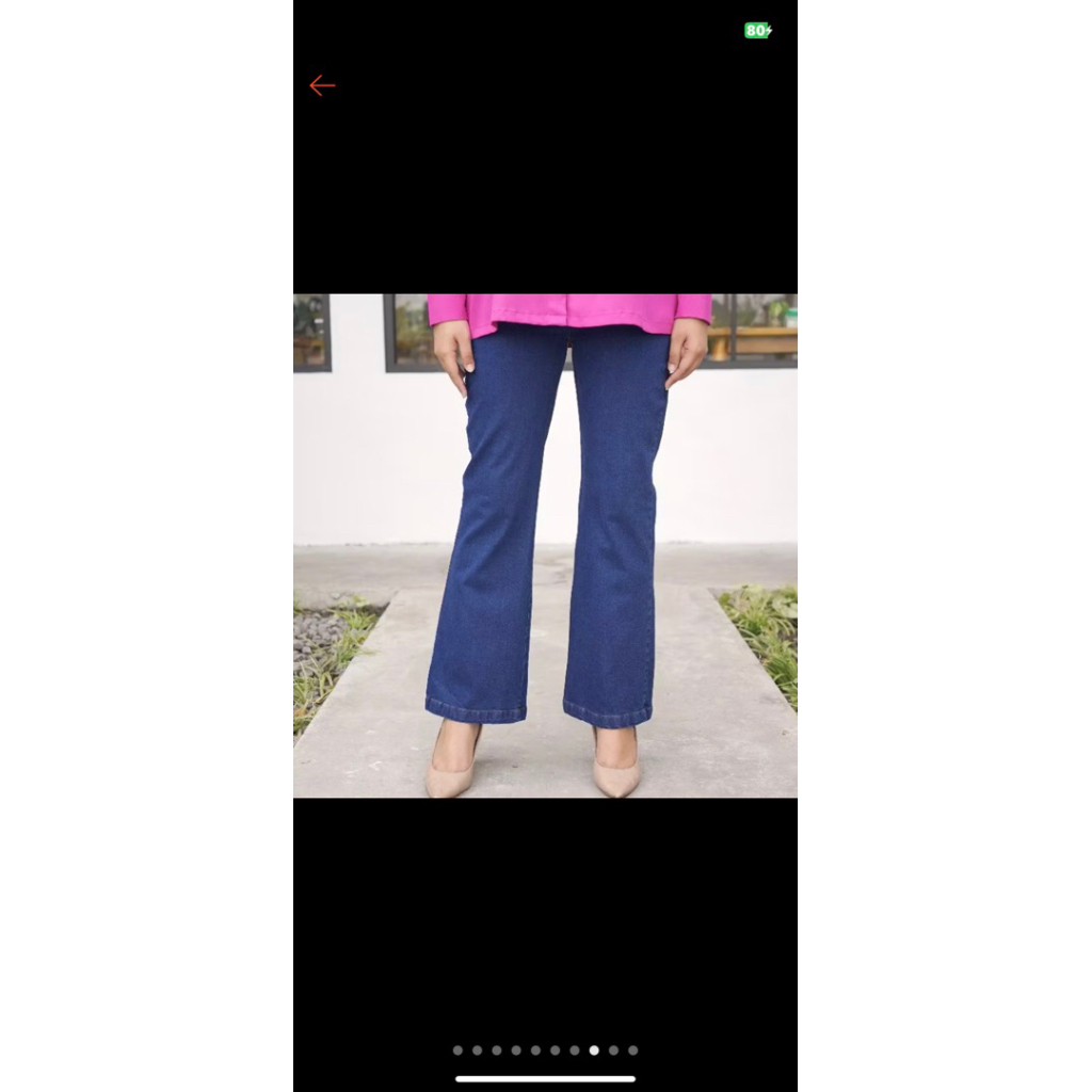 preloved cutbray jeans