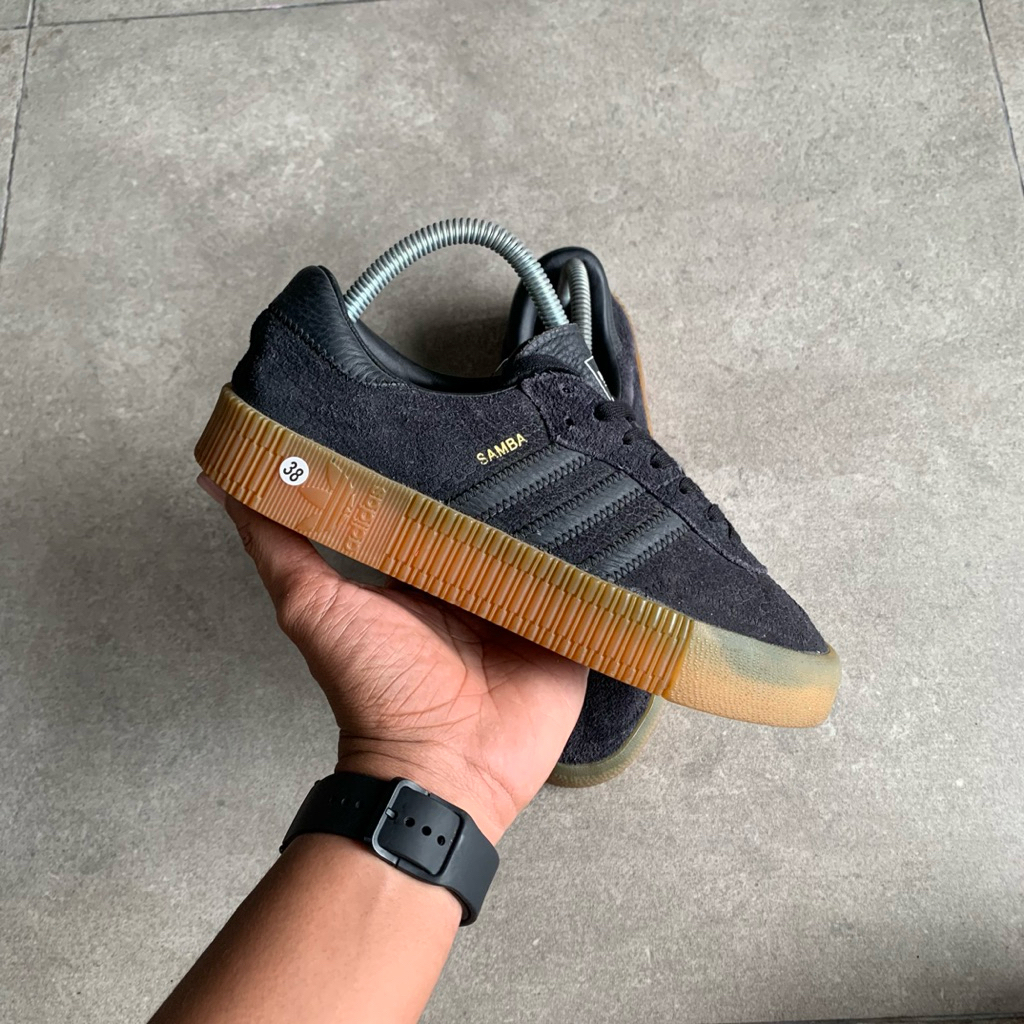 Adidas Samba Rose Black 38 Original ( Gum sol )