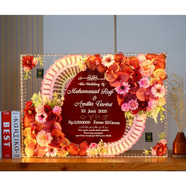 MAHAR PERNIKAHAN/ MAHAR FULL AKRILIK / AKRILIK TRANSPARAN