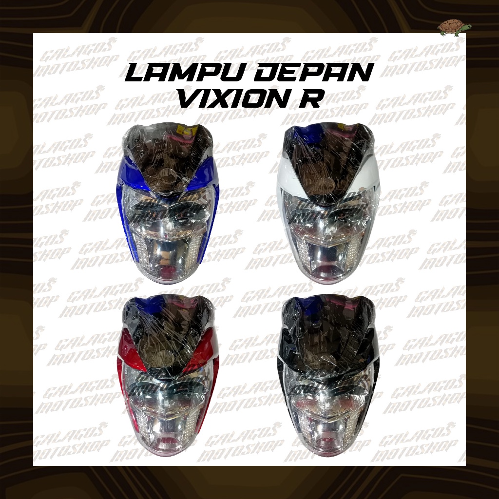 Reflektor Lampu Depan Motor Yamaha Vixion R LED / Set Headlamp Vixion R atau ALL NEW Vixion