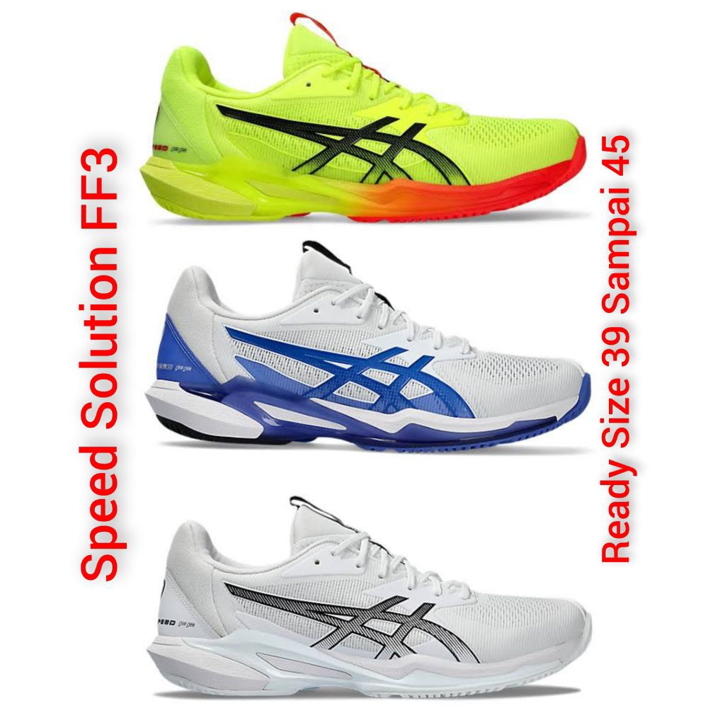 Sepatu Tenis Pria Dan Wanita Sepatu Badminton Sepatu Padel Model ASICS SPEED SOLUTION FF Sepatu Teni