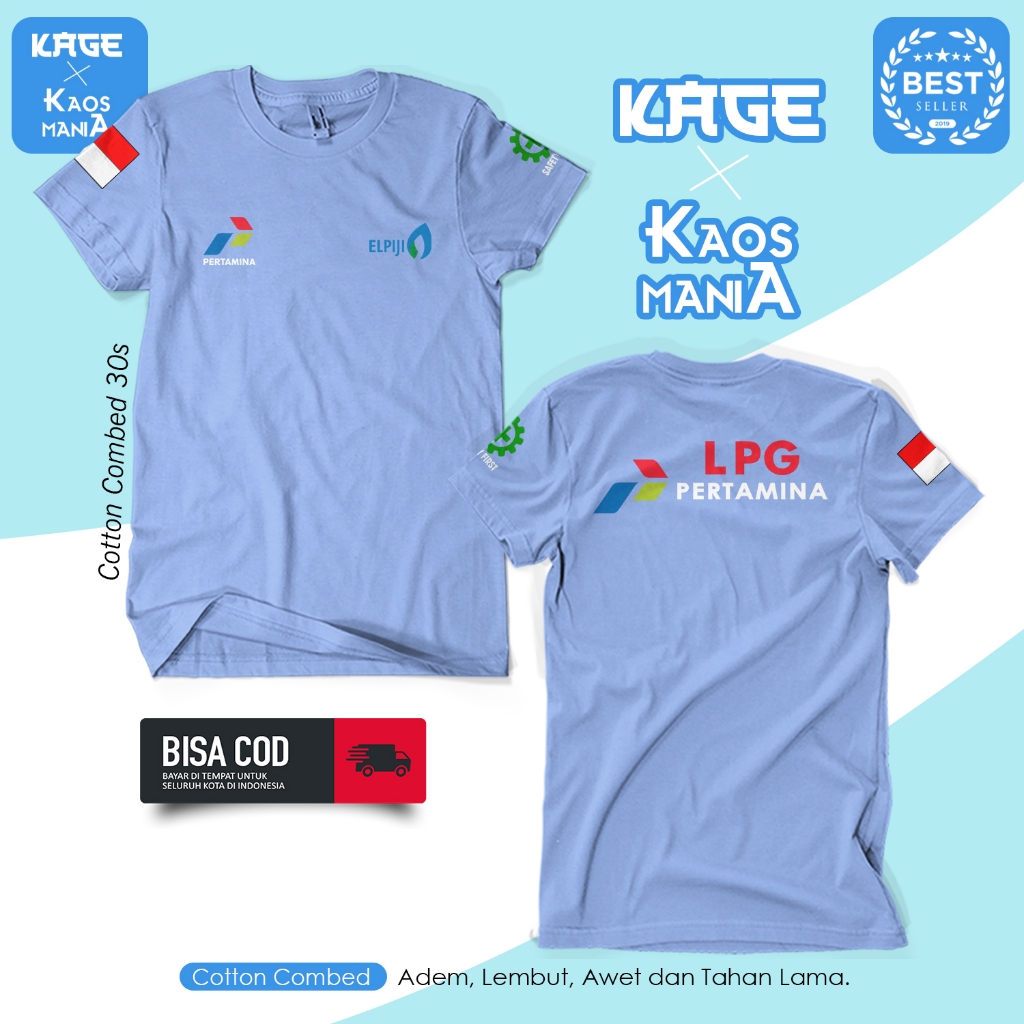 Baju Distro LPG Pertamina V2 /Gas 3kg - My Pertamina Pertamax Enduro Cotton Combed 30s BERGAYA STORE