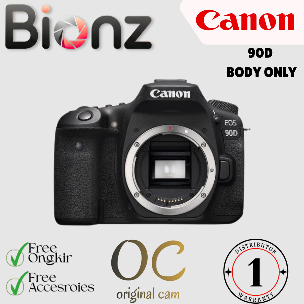 CAMERA CANON 90D BODY ONLY / CANON 90D BODY ONLY