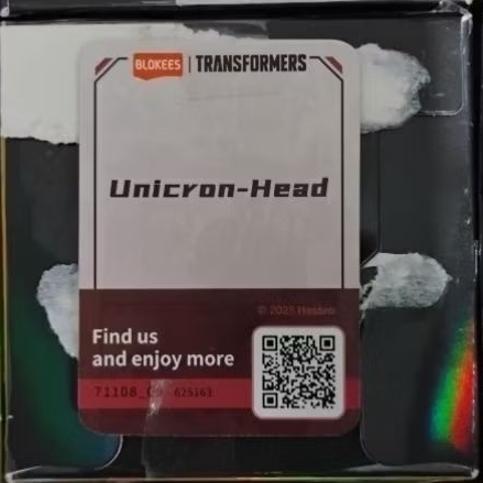 Blokees Transformers Galaxy Version 08 - Unicron Head (Card Scanned)