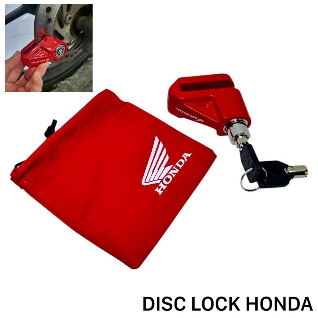 Disclock HND Original Kunci Gembok Cakram Original HND Universal Semua Piringan Motor