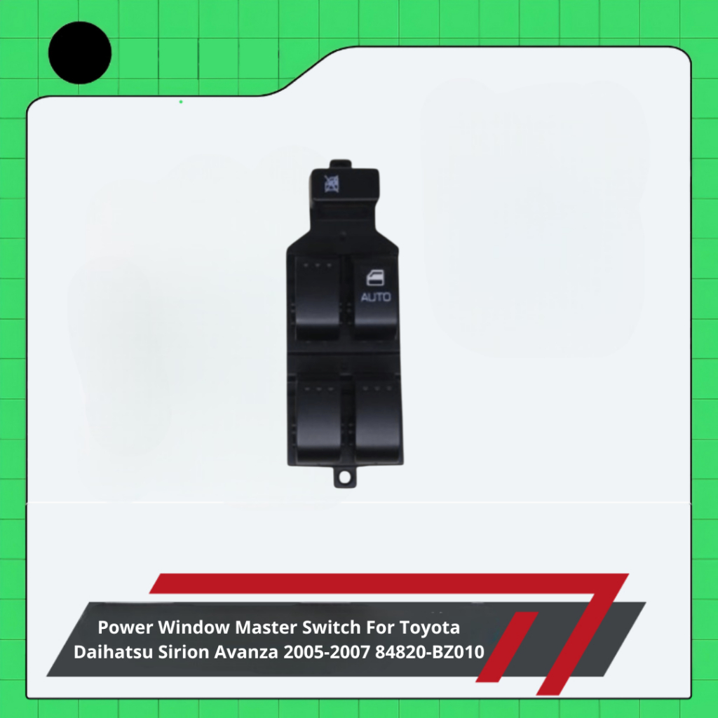Power Window Master Switch For Toyota Daihatsu Sirion Avanza 2005-2007 84820-BZ010