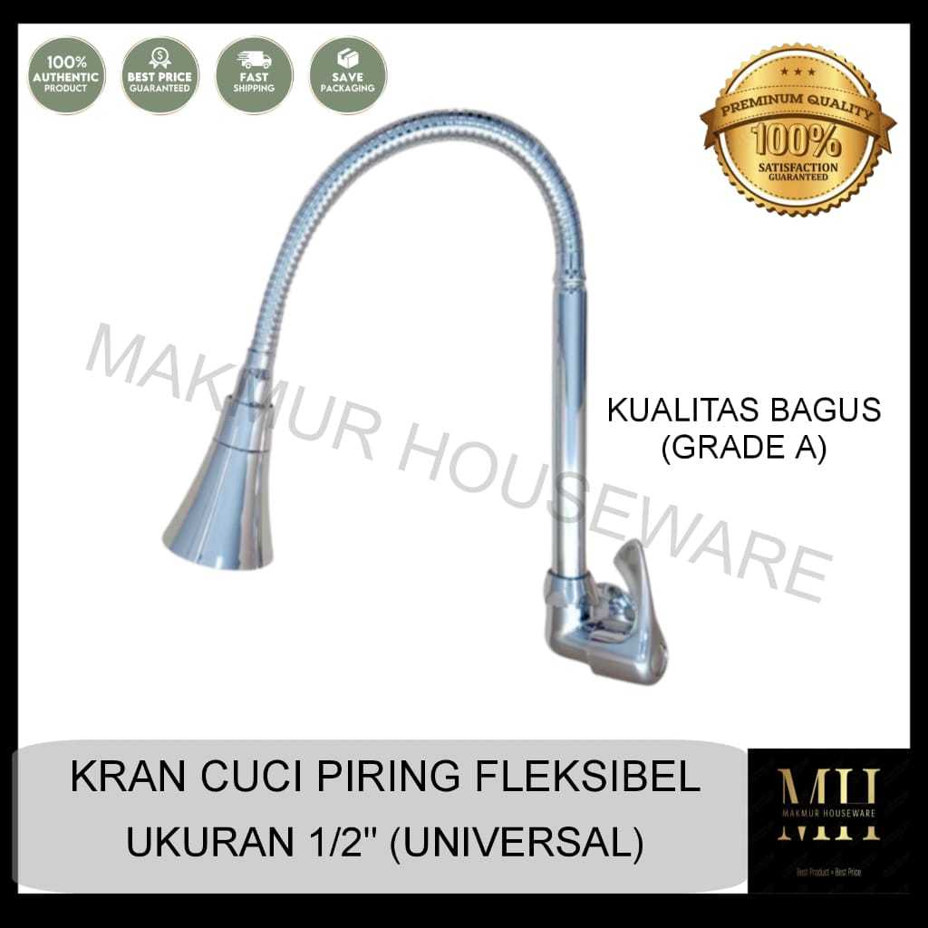 KRAN CUCI PIRING FLEKSIBEL  / KRAN ANGSA FLEXIBLE KEPALA TEROMPET / KRAN AIR CUCI PIRING