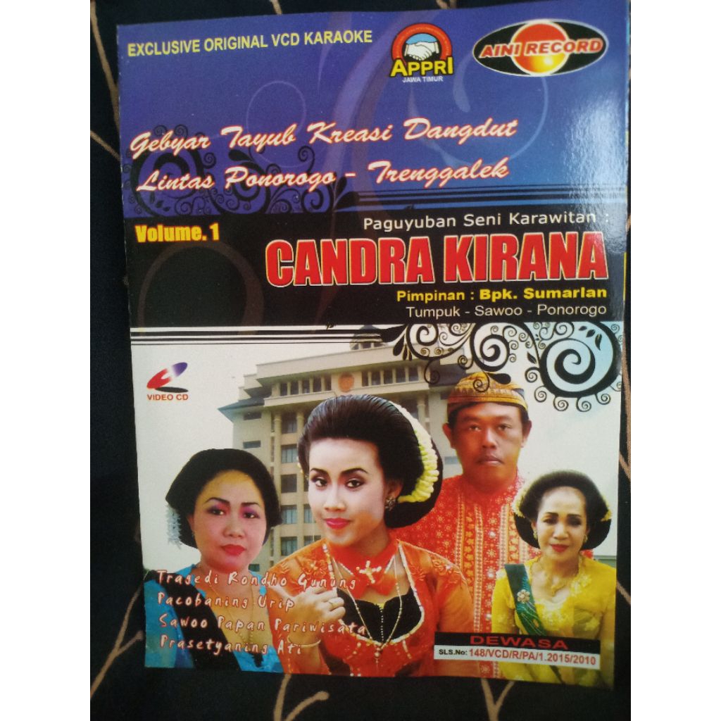 VCD TAYUB CANDRA KIRANA VOL 1
