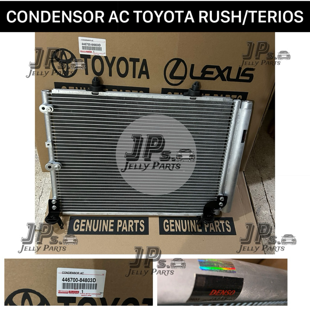 CONDENSOR KONDENSOR AC TOYOTA RUSH/TERIOS ASLI ORIGINAL DENSO JAPAN