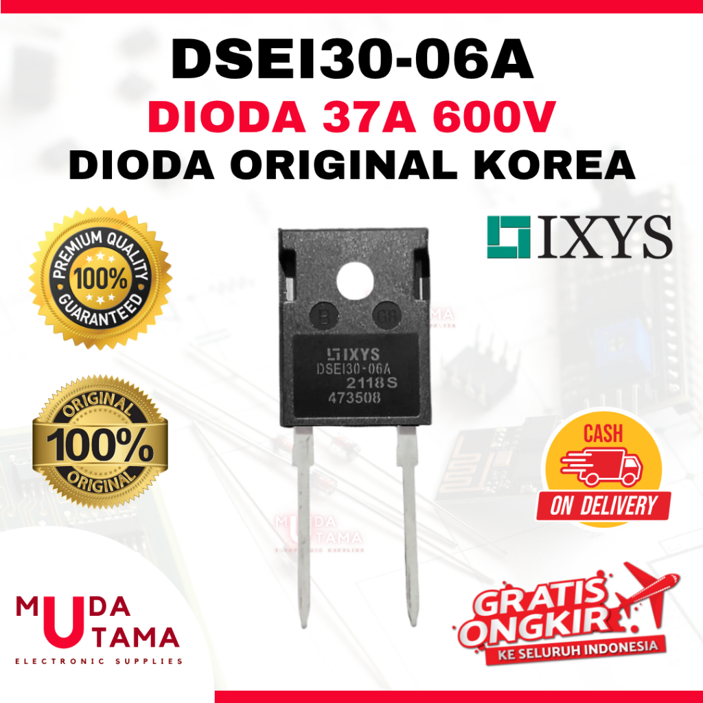 DIODA DSEI30-06A ORIGINAL DSE130-06 DSE130 - DIODA 37A 600V DIODA DSEI30 DSEI30-06