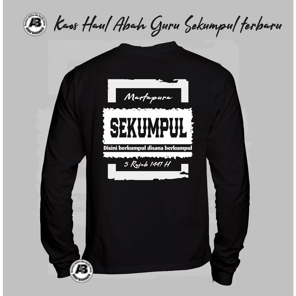 baju kaos sekumpul 21 SKP A Lengan panjang,Rajab 1447/2025 Kaos premium terbaru