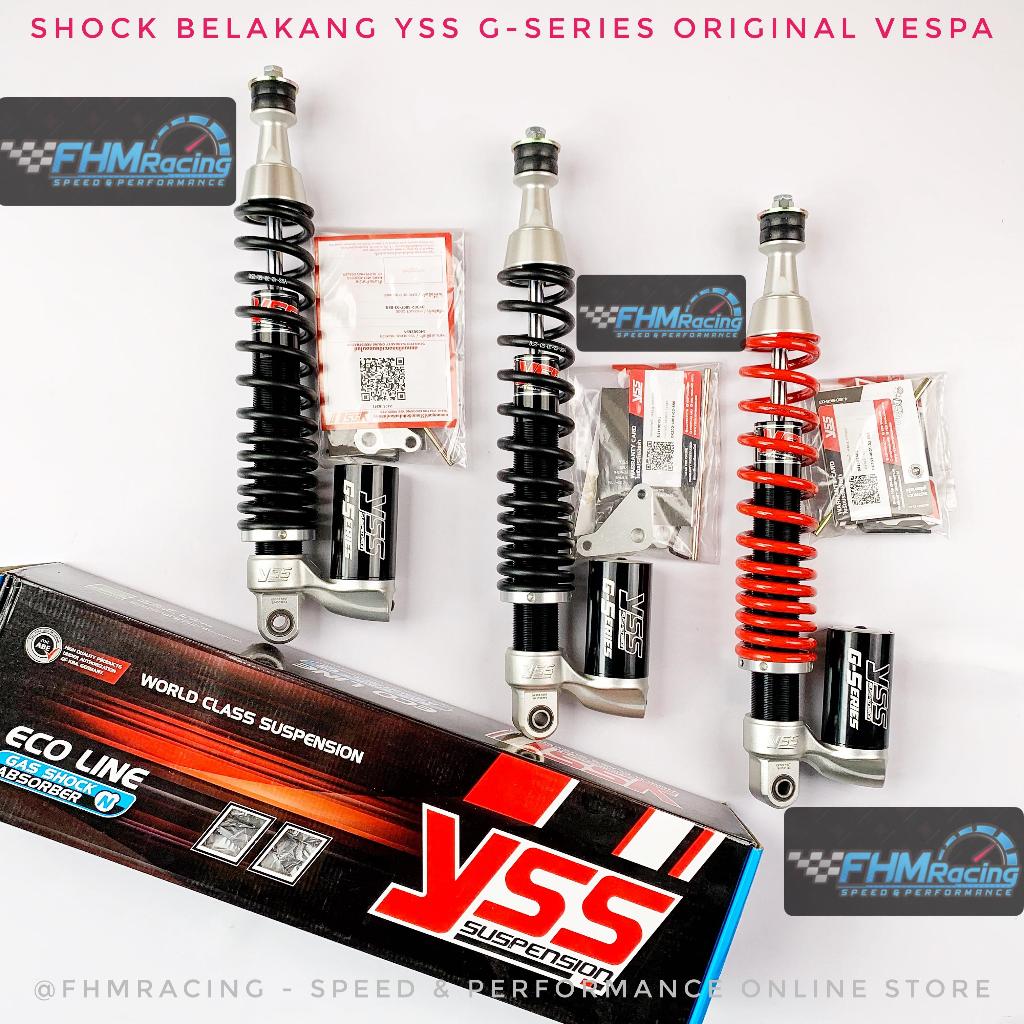 Shock Belakang YSS G-series Original Vespa ukuran 400MM, 380MM, Vespa sprint
