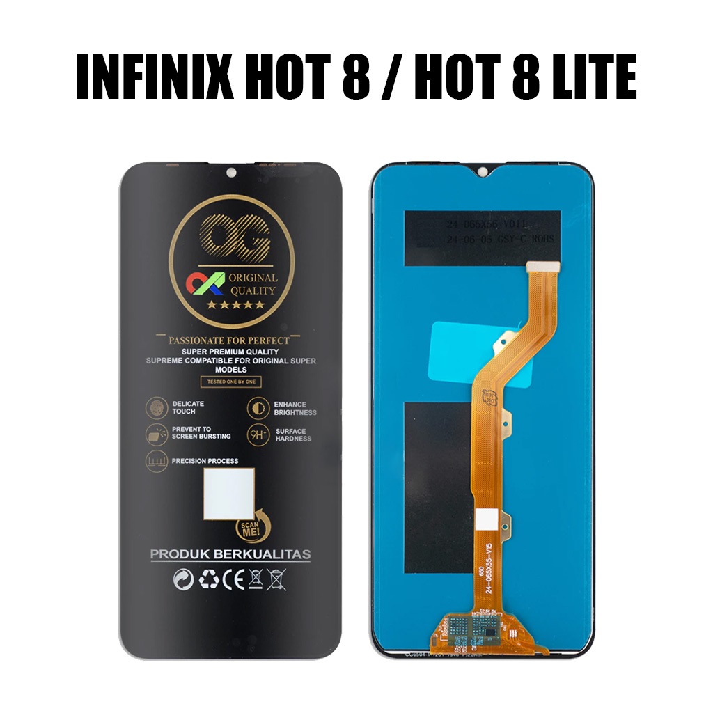 Lcd Touchscreen INFINIX HOT 8 / HOT 8 LITE Original OG SUPER Lcd Fullset