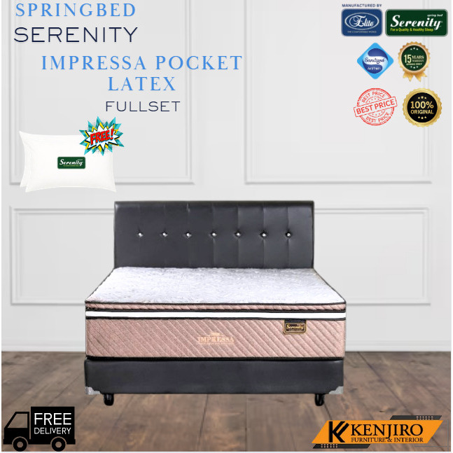 Kasur Springbed Serenity Impressa Pocket Latex