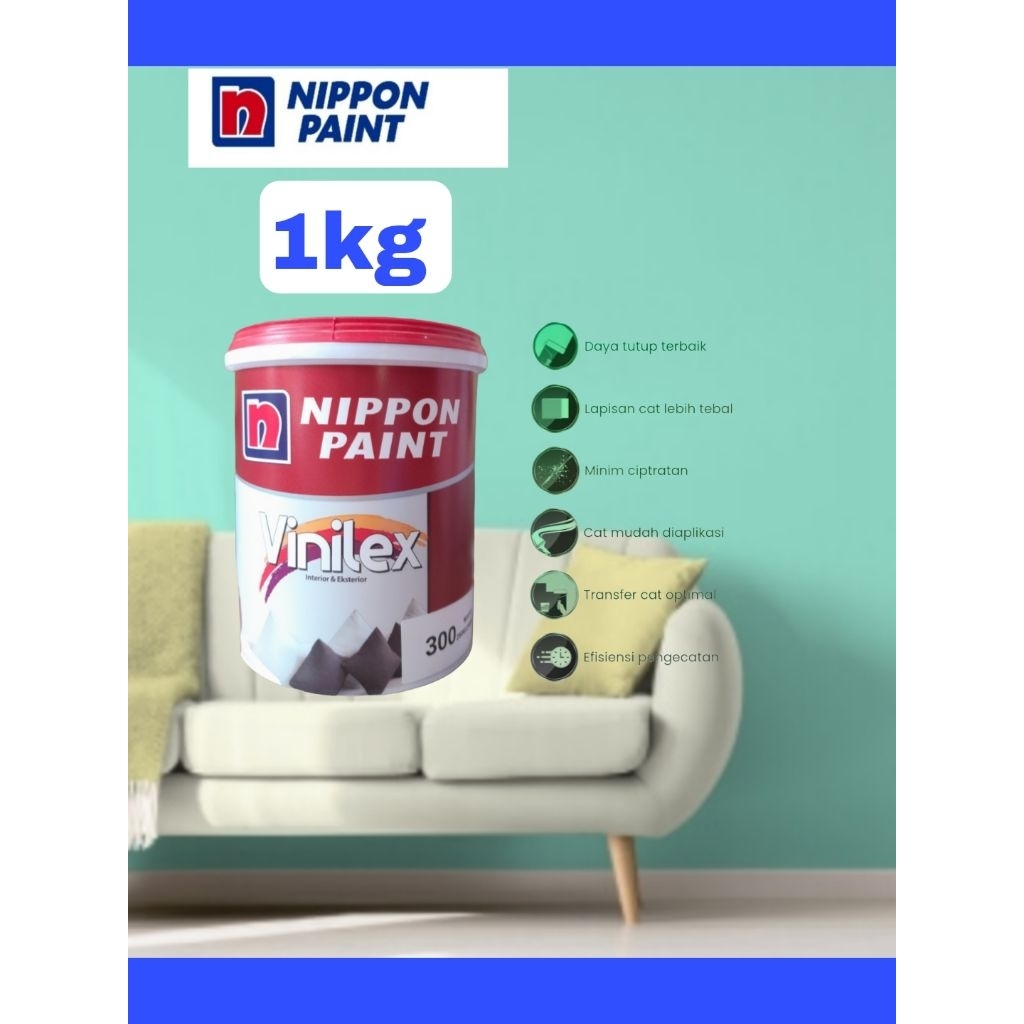 vinilex 1kg/vinilex putih 1kg/cat tembok vinilex 1kg