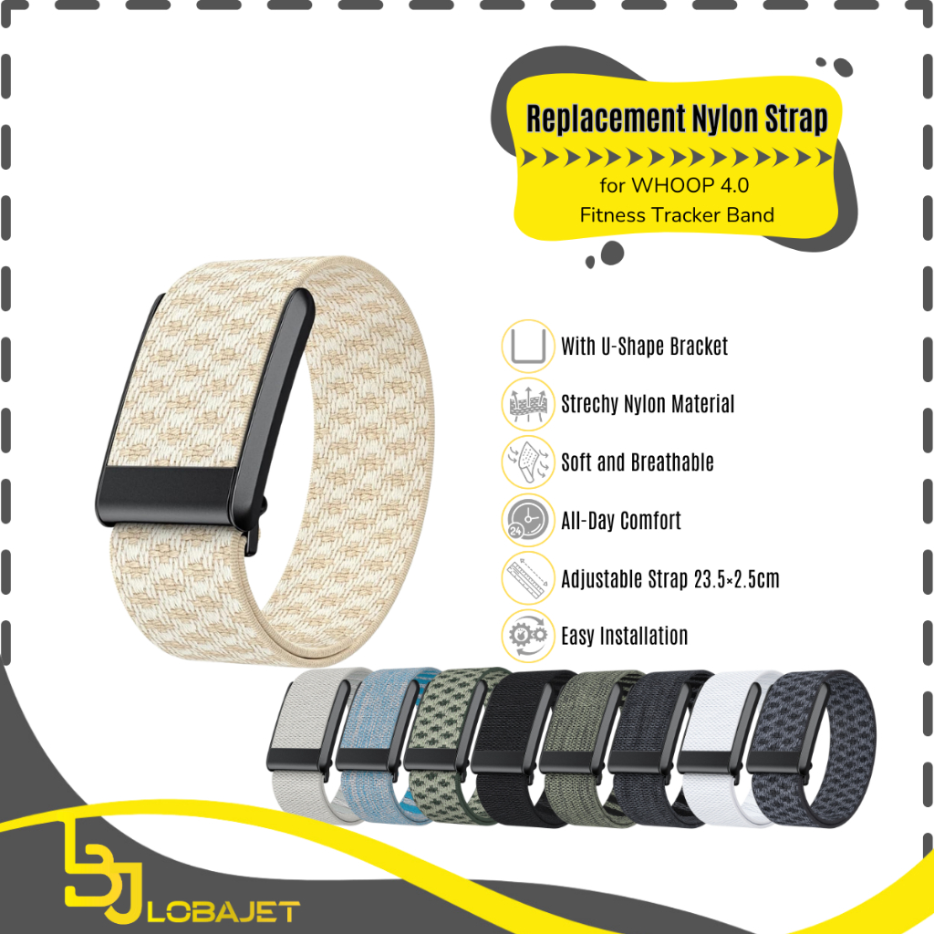 Nylon Replacement Strap for WHOOP 4.0 - Strap Pengganti untuk WHOOP 4.0 Fitness Tracker Band