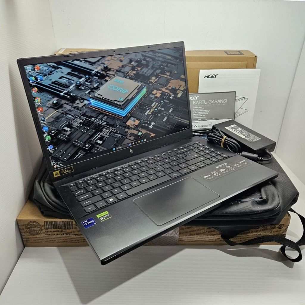 LAPTOP ACER NITRO 5 ANV 15-51 CORE I9 GEN 13 RTX 4060 8GB GARANSI ON GAMING EDITING LIBASS
