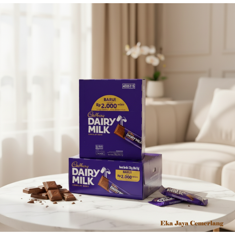 COKLAT CADBURY DAIRY MILK 2000 | 1 BOX ISI 20PCS X 11GR