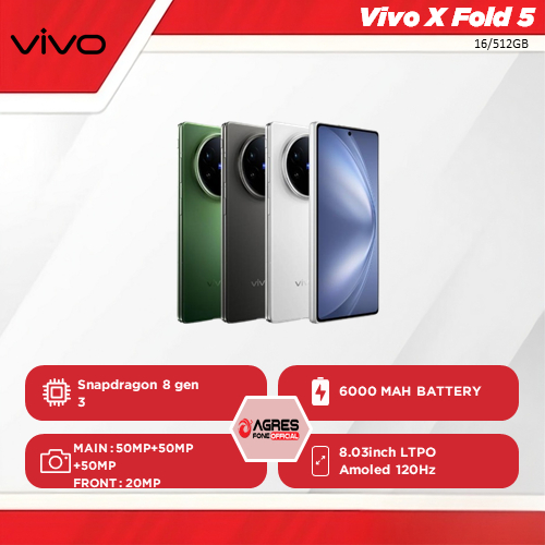 Vivo X Fold 5 16/512GB Garansi Resmi