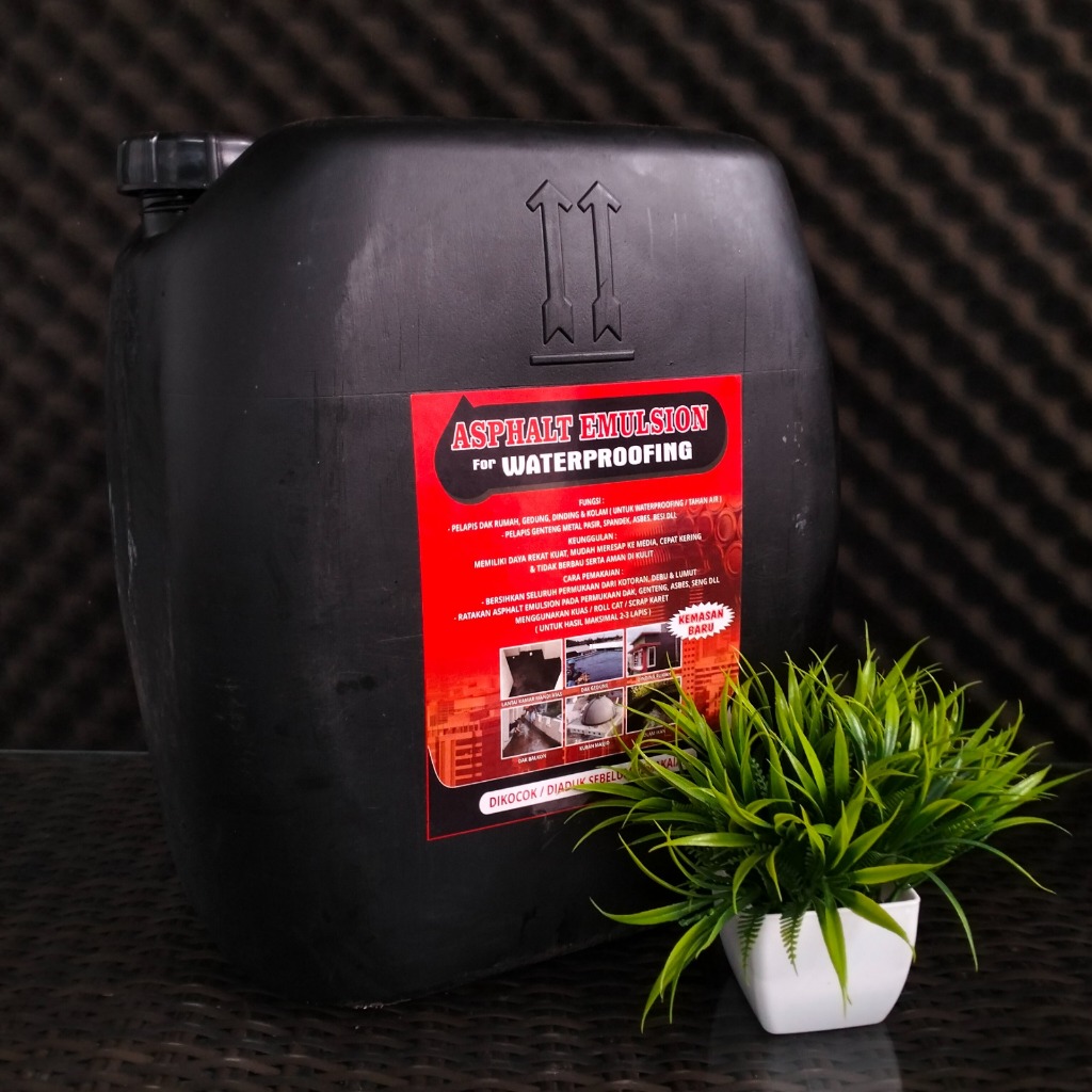Aspal cair 25kg/Aspal Emulsion/Anti Rembes /Anti jamur dan lumut