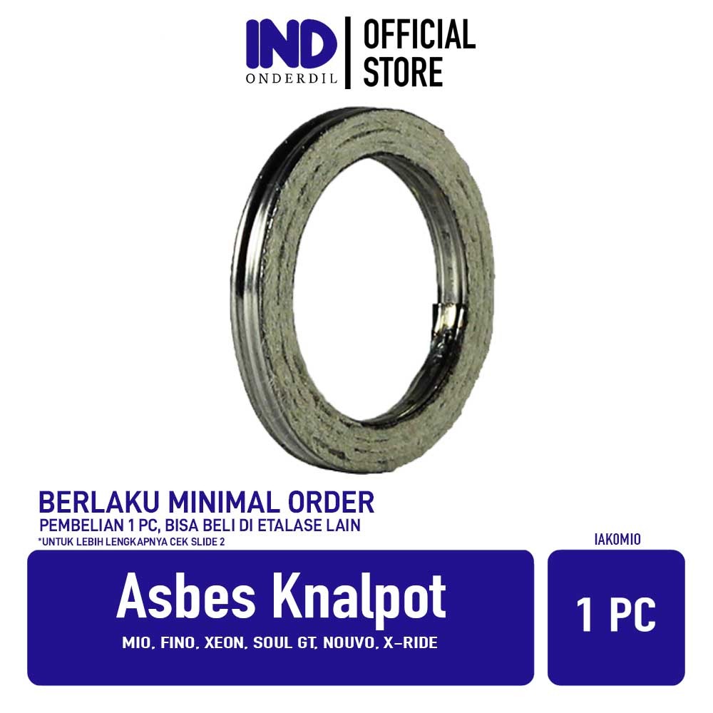 IND Onderdil Gasket Knalpot/Packing Knalpot Mio J/Mio Soul/Mio GT/Fino/Xeon/Soul GT/Nouvo/X Ride