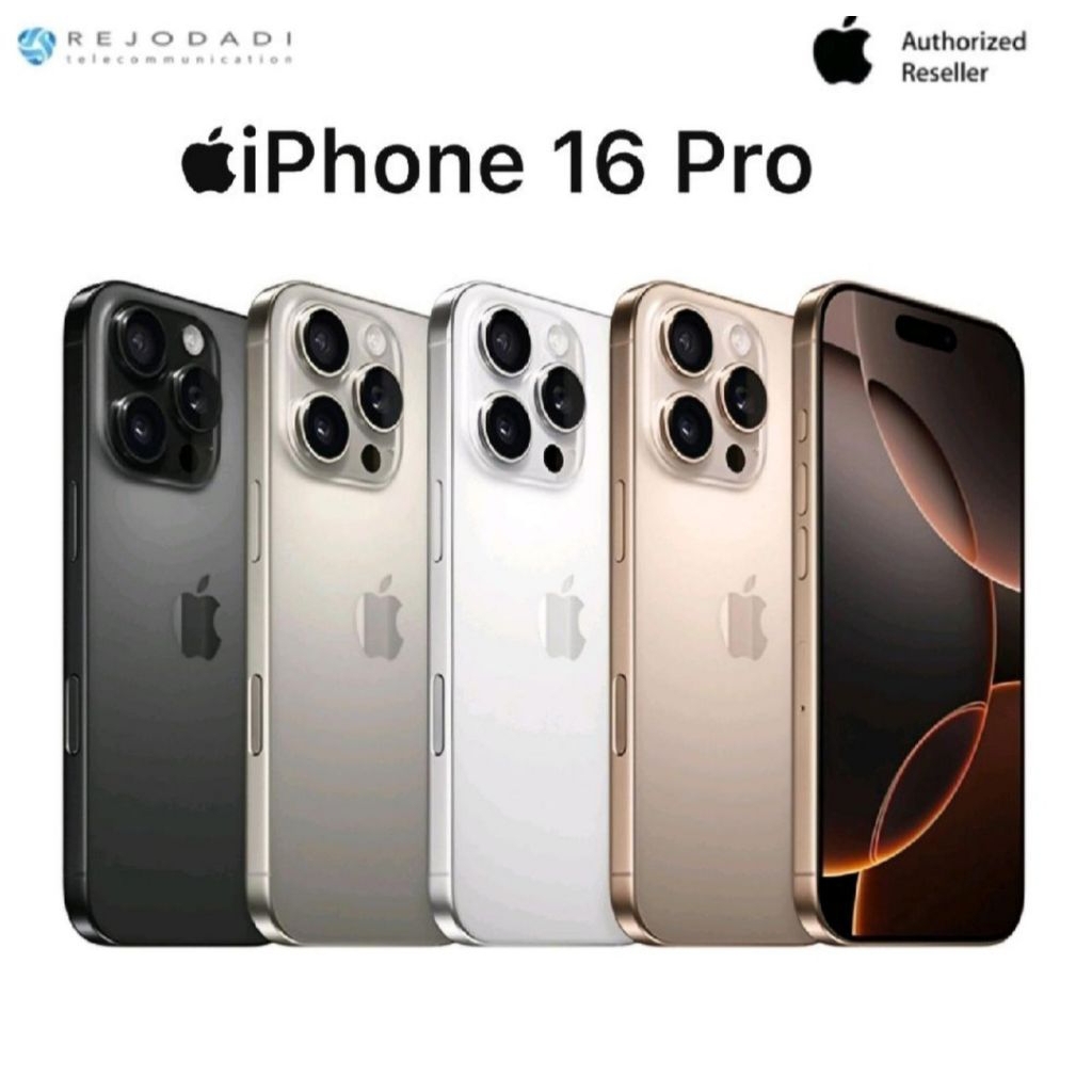 HP IPHONE 16 PRO [128GB/256GB/512GB/1TB] - Garansi Resmi 1 Tahun