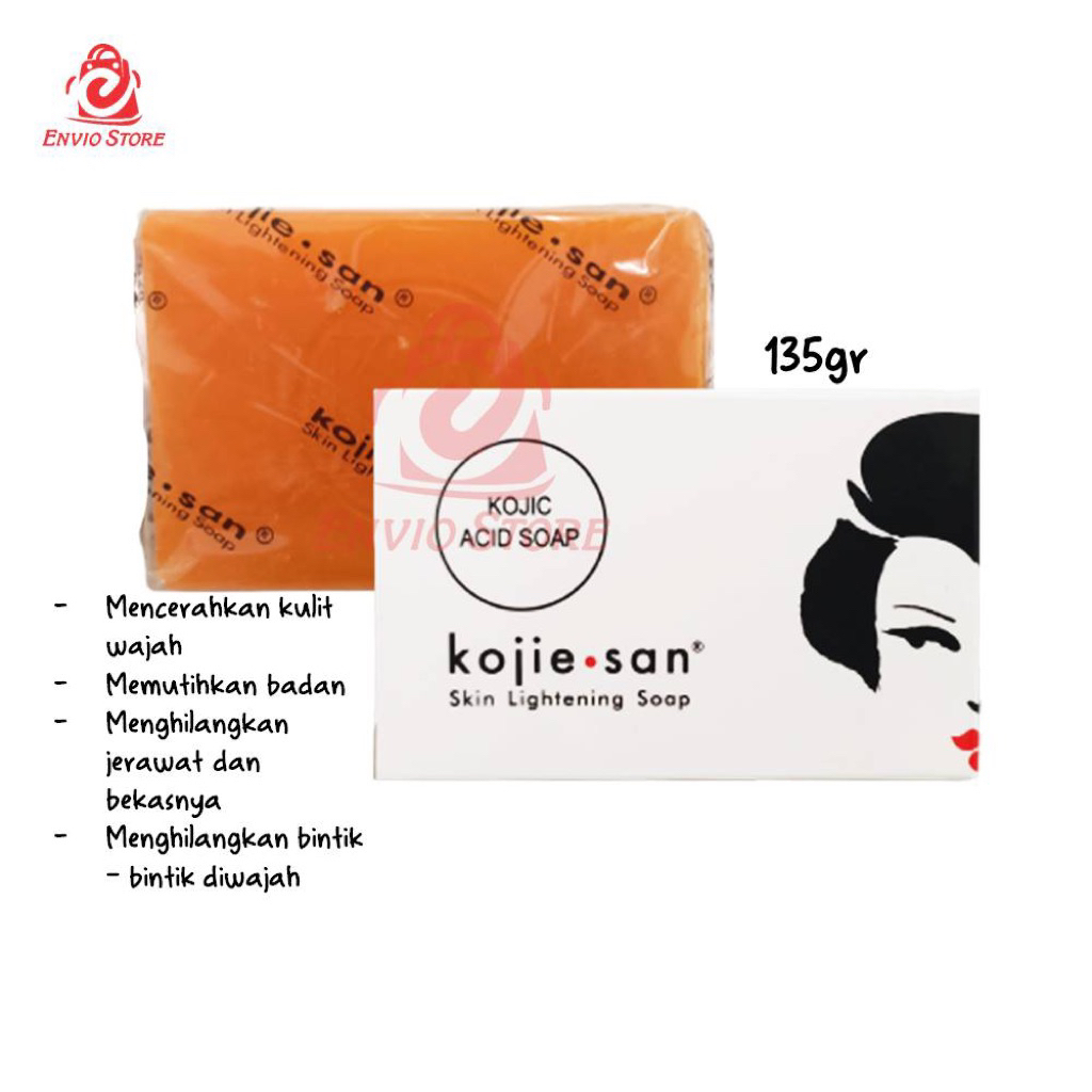 Kojie San Sabun Mandi / Lightening / Brightening / Hydromoist / Goat Milk / Dream White – 65g & 135g