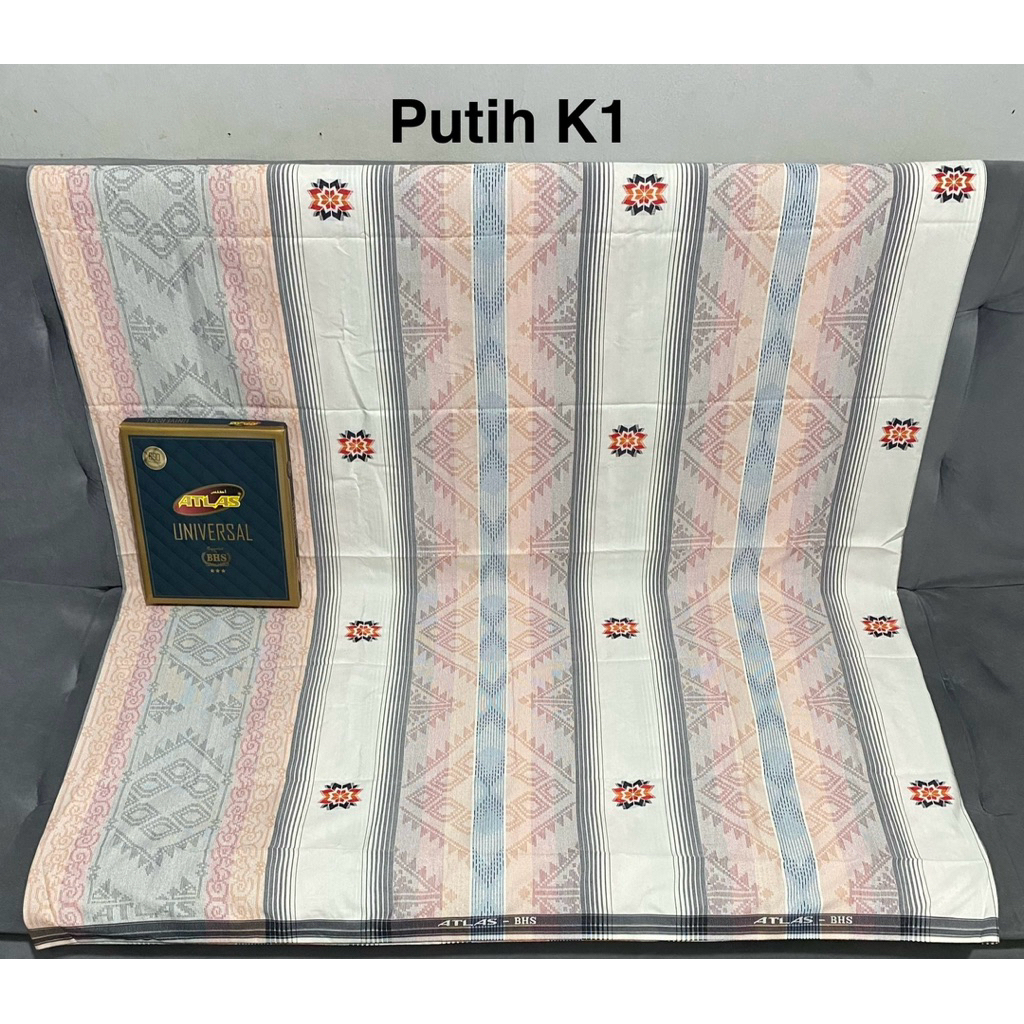 Sarung ATLAS Universal Jacquard Songket Kembang Terbaru