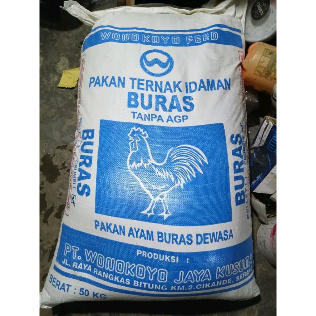 pakan ayam buras wonokoyo kemasan 5 kg